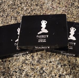 Playboy Fragrances Vintage Black Poker 3 Sets In Original Boxes
